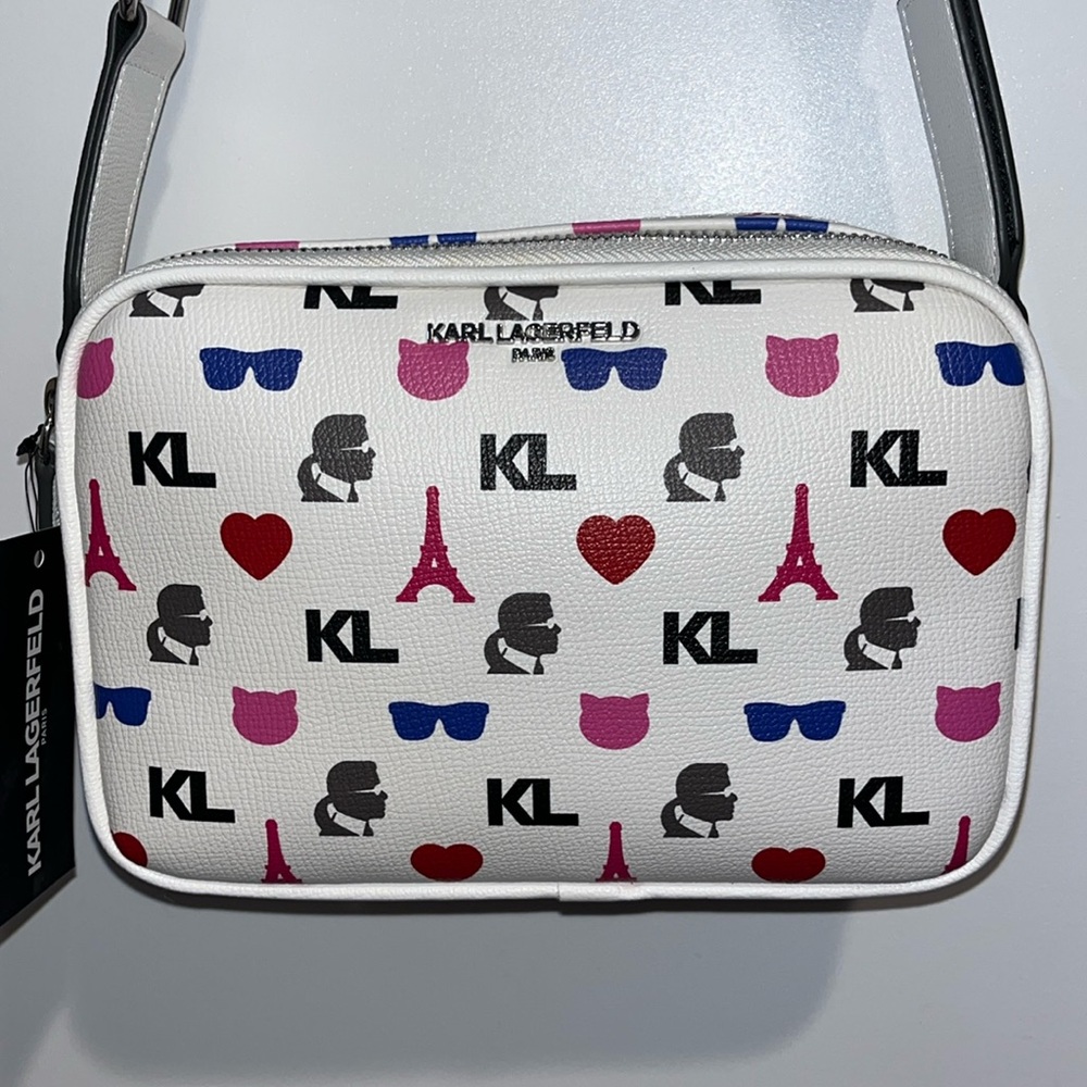 Karl Lagerfeld Paris NWT! $178 MSRP Maybelle Camera Crossbody Bag